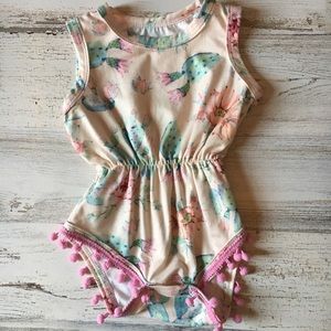 Pastel cactus 🌵 romper 0-3 Months